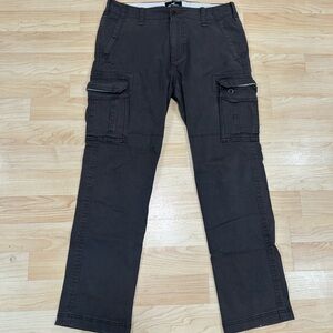 Hollister Dark Brown cargo pants